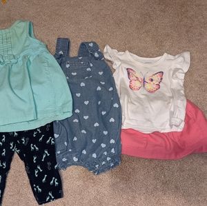Baby Girl Clothes (3 outfits) 6 months